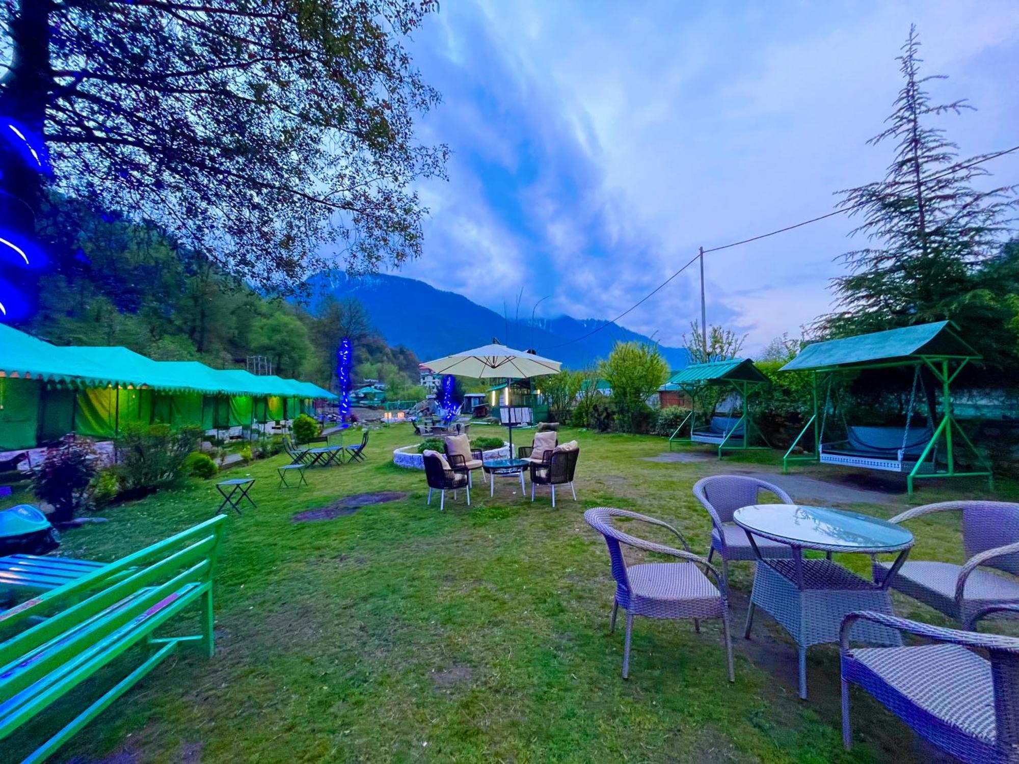 Himalayan Riverside Swiss Cottage Tents, Manali מראה חיצוני תמונה
