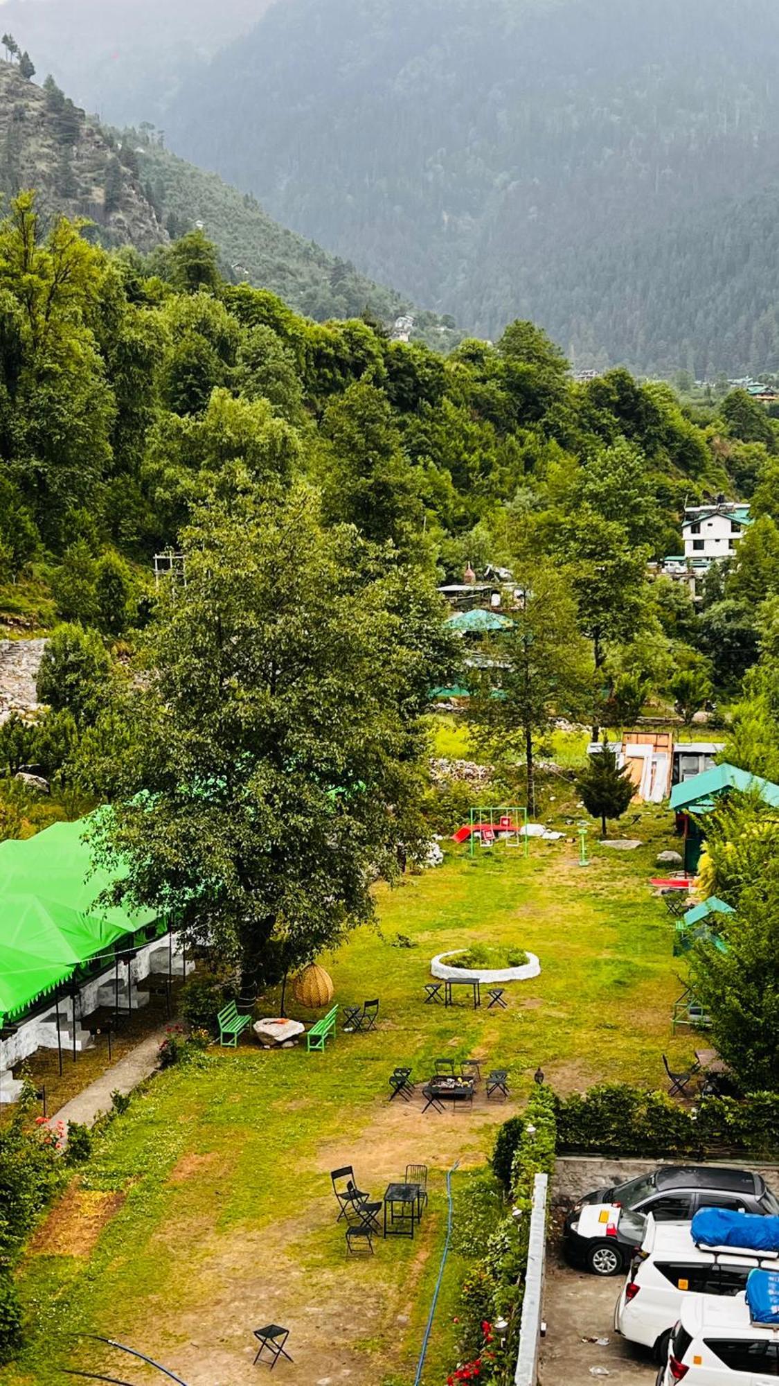 Himalayan Riverside Swiss Cottage Tents, Manali מראה חיצוני תמונה